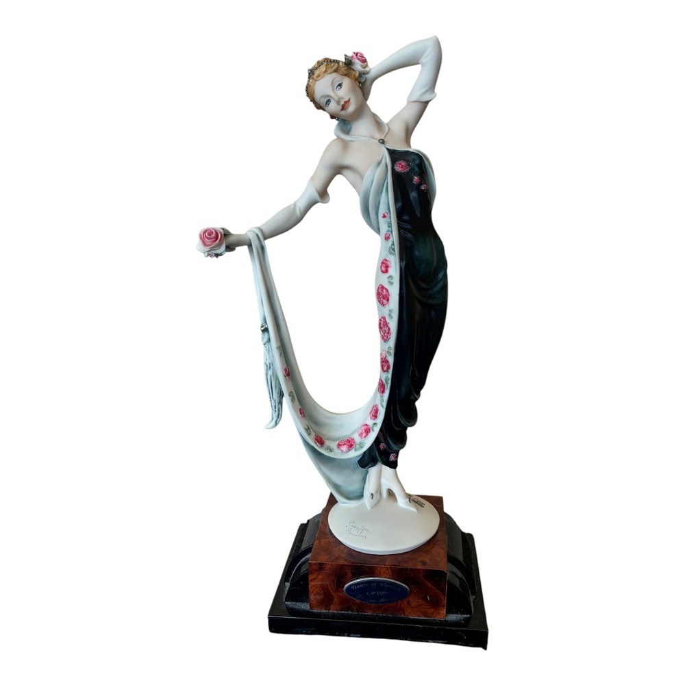 Giuseppe Armani Figurine Love Dance of Flowers 507/5000 Rose 1999 Italy 13"